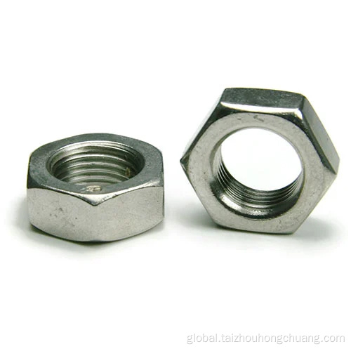 Stainless Nuts stainless steel carbon hexagon hex thin jam nut Factory